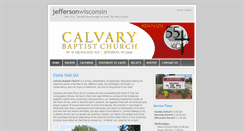 Desktop Screenshot of calvaryjefferson.org